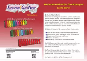 Vorschau - Arbeitsblätter - Laternenlied für Glockenspiele - Sankt Martin - Deckblatt