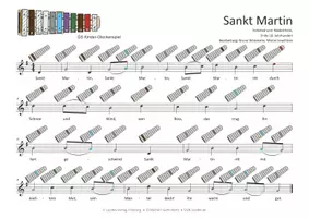 Vorschau - Arbeitsblätter - Laternenlied für Glockenspiele - Sankt Martin - Seite 2