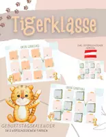 Vorschau - Poster - Geburtstagskalender für die Tigerklasse - Deckblatt