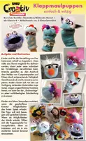 Vorschau - Stundenentwürfe - Handpuppen aus Strümpfen anfertigen – Upcycling (Grundschule) - Deckblatt