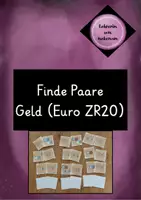 Vorschau - Spiele - Finde Paare Geld Klasse 1 (Euro ZR20) - Deckblatt