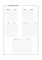 Vorschau - Arbeitsblätter - Mathe Repetition: Grundoperationen (halb-)schriftlich - Deckblatt