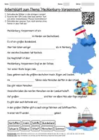 Vorschau - Arbeitsblätter - Lernposter + Arbeitsblatt "Mecklenburg-Vorpommern" + Onlineübung & MP3 + Mindmap + Infografik - Seite 1