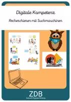 Vorschau - Arbeitsblätter - Digitales Recherchieren mit Suchmaschine - Deckblatt
