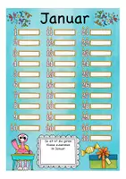 Vorschau - Anderer Materialtyp - Geburtstagskalender Flamingoklasse - Seite 1