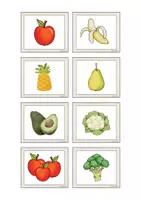 Vorschau - Fördermaterial/Inklusion - Anlautkarten A-Z - Gemüse und Obst - Seite 2