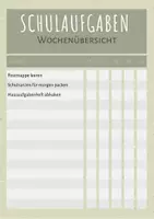 Vorschau - Arbeitsblätter - Fördermatieral - Aufgabenübersicht Wochenplan - Seite 3