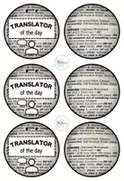 Vorschau - Mal- und Bastelvorlagen - Translator of the day - Seite 1