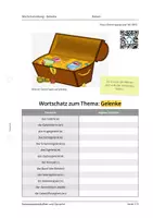Vorschau - Arbeitsblätter - Gelenke (Wortschatzübung für DaZ/DaF und IFK) - Deckblatt