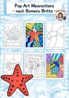 Vorschau - Stundenentwürfe - Materialpaket Pop Art Sommer - Seite 1