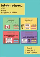 Aperçu - Jeux - English Speaking Countries Trivia Game; Quizspiel (Anglais) - Page 3