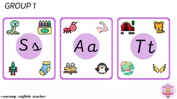 Vista previa - Tarjetas / Manipulativos - PHONICS KEYCHAIN (JOLLY PHONICS) - página 2