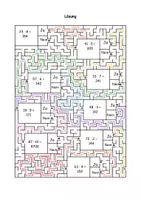 Vorschau - Arbeitsblätter - Addition/Subtraktion/Multiplikation/Division - Labyrinth - Seite 2