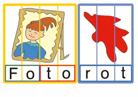 Vista previa - Unidades / Secuencias / Situaciones de Aprendizaje - Primeras palabras - imágenes en rayas 3 40 palabras - página 2