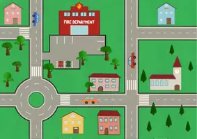 Vorschau - Spiele - Giving Directions Group Activity - Seite 1
