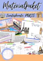 Vorschau - Arbeitsblätter - Bundle: À Paris - Deckblatt