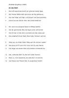 Vorschau - Test - Klausur - Gedichtvergleich Barock Romantik - Gryphius - An die Welt - Eichendorff - Der Morgen Lyrik - unterwegs sein - Seite 3