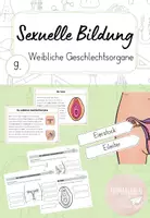 Vorschau - Arbeitsblätter - Sexualerziehung - 9. Weibliche Geschlechtsorgane - Deckblatt