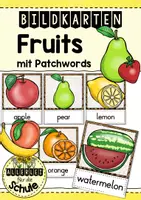 Vorschau - Bildkarten - Bildkarten - Fruits - Deckblatt