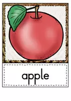 Vorschau - Bildkarten - Bildkarten - Fruits - Seite 1