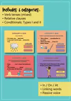 Aperçu - Jeux - English Grammar Trivia Game - 7th grade (Anglais) - Page 3
