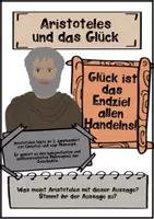 Vorschau - Arbeitsblätter - Glück - Aristoteles und Epikur - Ethik - Seite 2