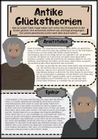 Vorschau - Arbeitsblätter - Glück - Aristoteles und Epikur - Ethik - Seite 3