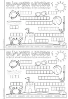 Vorschau - Arbeitsblätter - Summer / Sommer – Reading, Writing, Grammar und Vocabulary | Englisch Arbeitsheft / Activity Booklet 4.–5. Klasse - Seite 3