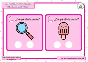 Vista previa - Juegos / Gamificación - LLAVERO CONCIENCIA SILÁBICA LETRA L - página 2