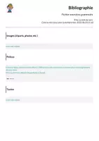 Aperçu - Feuilles d'exercices - Fichier exercices grammaire - Page 1