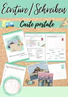 Vorschau - Stundenentwürfe - Stratégies: Écrire une carte postale (1./2. Lernjahr) - Deckblatt