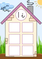 Vista previa - Unidades / Secuencias / Situaciones de Aprendizaje - Casitas de las Vocales 🏡 Coloca las tarjetas correspondientes. - página 2