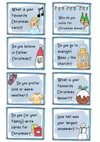 Vorschau - Fördermaterial/Inklusion - Winter - Stop & Swap Cards in Simple Present - Seite 1