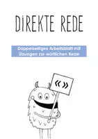 Vorschau - Arbeitsblätter - Direkte Rede Arbeitsblatt - Deckblatt
