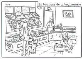 Aperçu - Feuilles d'exercices - Imagier de la boutique de la boulangerie - Page 2
