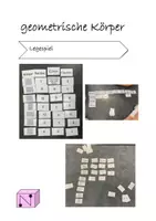 Vorschau - Spiele - geometrische Körper Legespiel - Deckblatt
