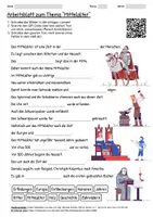 Vorschau - Arbeitsblätter - Lernposter + Arbeitsblatt "Mittelalter" + Onlineübung & MP3 + Mindmap + Infografik - Seite 1