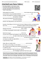 Vorschau - Arbeitsblätter - Lernposter + Arbeitsblatt "Mobbing" + Onlineübung & MP3 + Mindmap +Infografiken - Seite 1