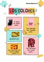 Vorschau - Arbeitsblätter - Aprendamos los colores en español - Seite 1