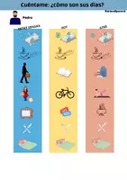 Vorschau - Arbeitsblätter - Cuéntame..¿Cómo son tus días? - Seite 2