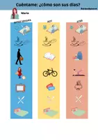 Vorschau - Arbeitsblätter - Cuéntame..¿Cómo son tus días? - Seite 3