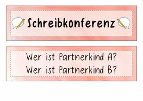 Vorschau - Präsentationen/Tafelbilder - Schreibkonferenz Tafelmaterial - Seite 1