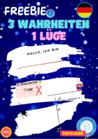 Vorschau - Arbeitsblätter - Freebie 3 Wahrheiten und eine Lüge - Deckblatt