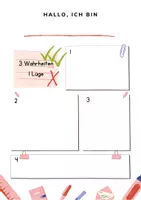 Vorschau - Arbeitsblätter - Freebie 3 Wahrheiten und eine Lüge - Seite 2
