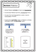 Vorschau - Arbeitsblätter - Übung zu den Zeiten: Präteritum / erste Vergangenheit - Seite 2