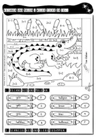 Vorschau - Arbeitsblätter - Mathematik Rechenröllchen wilde Tiere bis 20 differenziert - Seite 3