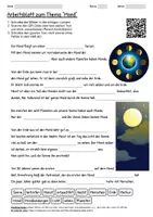 Vorschau - Arbeitsblätter - Lernposter + Arbeitsblatt "Mond" + Onlineübung & MP3 + Mindmap + Infografik - Seite 1