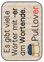 Vorschau - Präsentationen/Tafelbilder - Tafelmaterial - Wörter mit -er (32 Bild- und Wortkarten) - Seite 3
