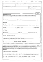 Vorschau - Klassenarbeiten - Klassenarbeit (Groß- u. Klein, Rechtschreibstrategien, das/dass) - Deckblatt