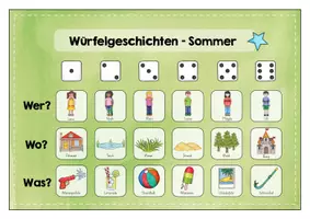 Vorschau - Spiele - Würfelgeschichten - Sommer - Seite 1